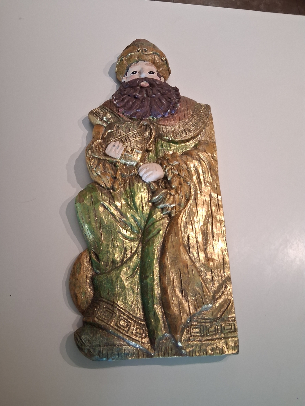 Holiday (One Of The 3 Kings) Large Wall Accent Decor. 2.5 FT h X 1 Ft W